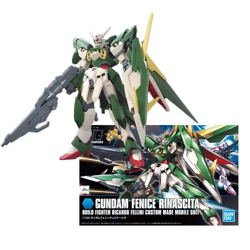 

Bandai HGBF 1/144 аниме GUNDAM FENICE RINASCITA BUILD FIGHTERS сборная модель комплект экшн-фигурки игрушки для детей Коллекционный подарок