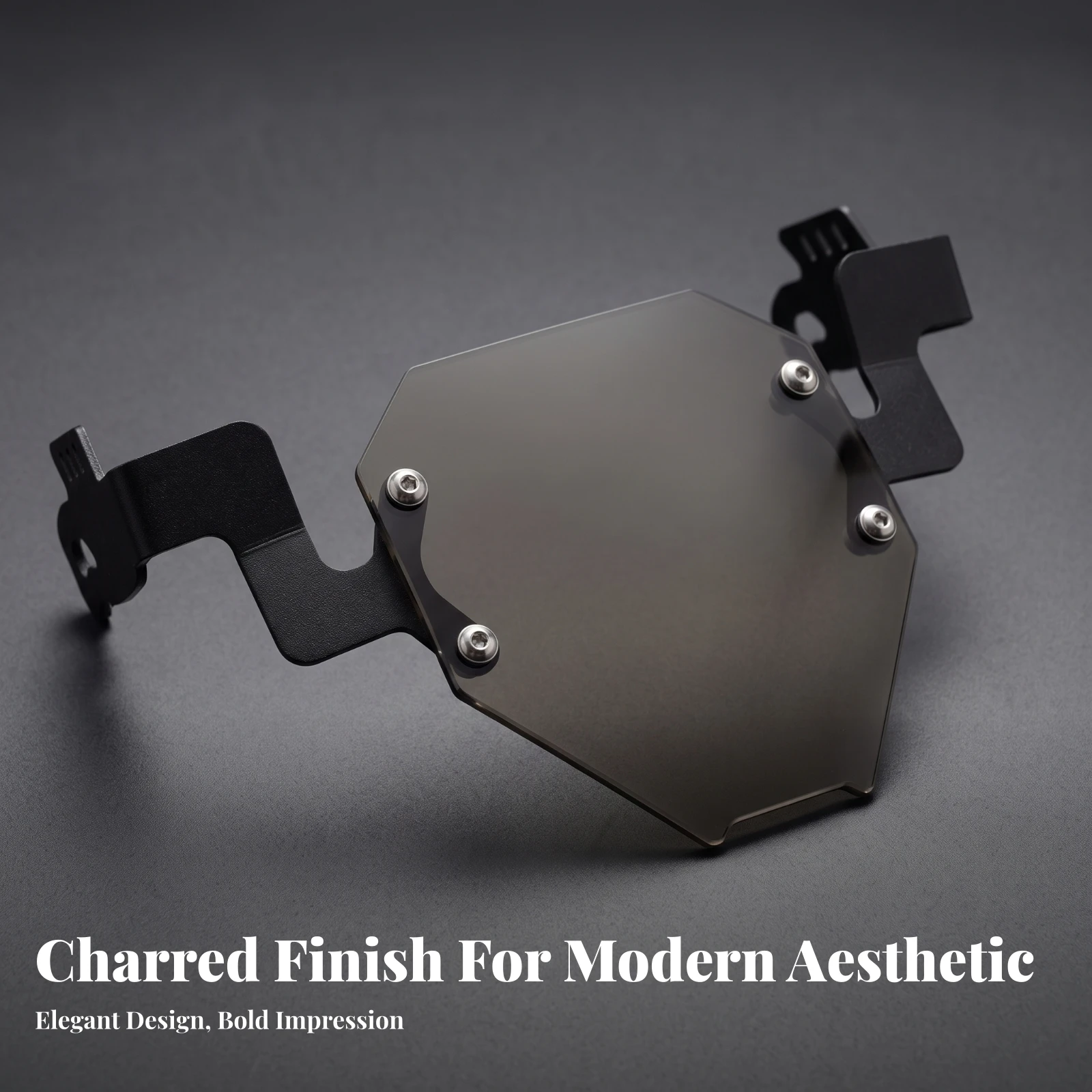 Acrylic Headlight Guard with Brackets Impact-Resistant Front Light Screen with Hardware for Adventure Riders, All-Terrain