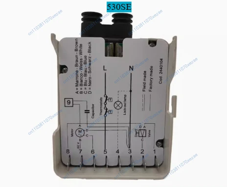 Caja de control 530SE dedicada al encendedor programado de la serie 40 con piezas blancas del quemador de aceite de ojo eléctrico