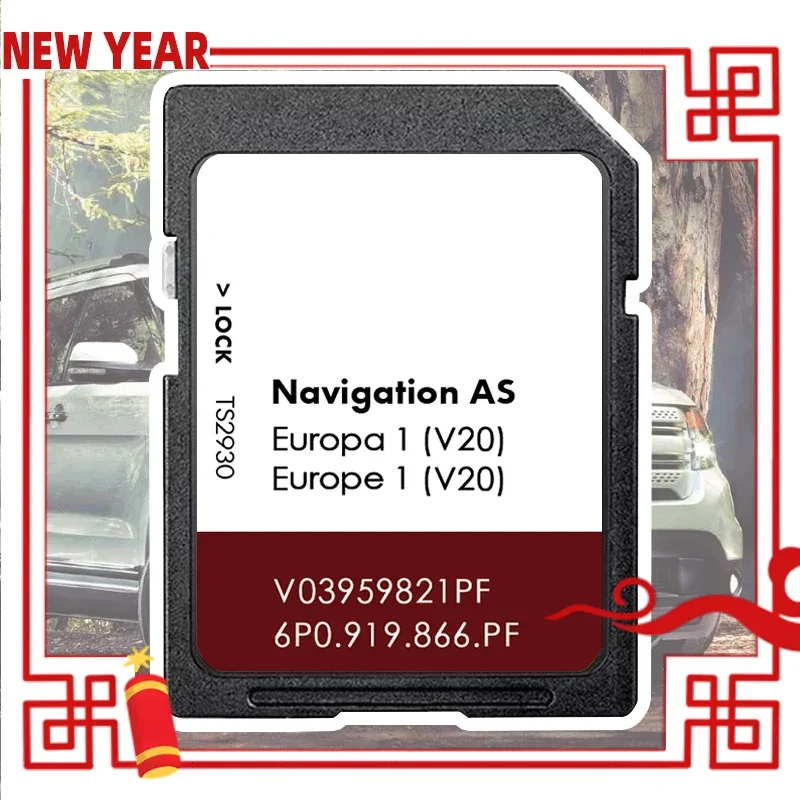 

Navi Navigation 2025 for Seat Leon Fast Delivey with Anti Fog Reaview Stickers AS V20 SD Map Cards MIB2 Europe