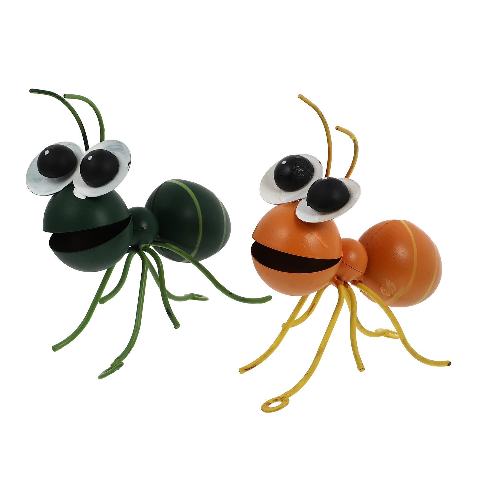 

2Pcs Colorful Ant Wall Hanging Iron Crafts Vintage Home Decor Desktop Decoration Bright Colors Wrought Ant nament Garden