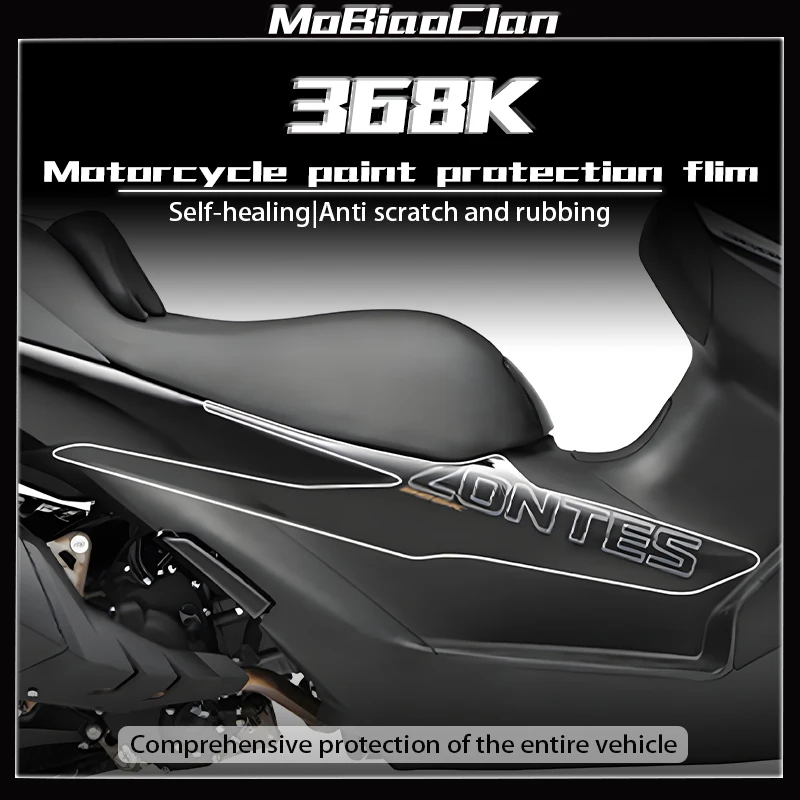 

For ZONTES 368K 368 K 368k 2024 Motorcycle paint protective film modification decoration accessories transparent invisible film