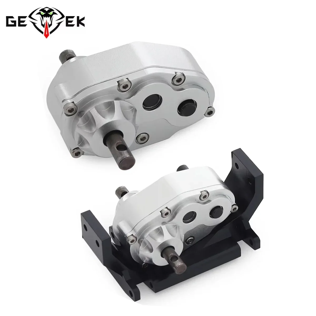 Metal R3 Single Speed Transmission Transfer Case Gearbox for 1/10 RC Crawler Car RC4WD Gelande II FJ40 G2 D90 D110 Defender