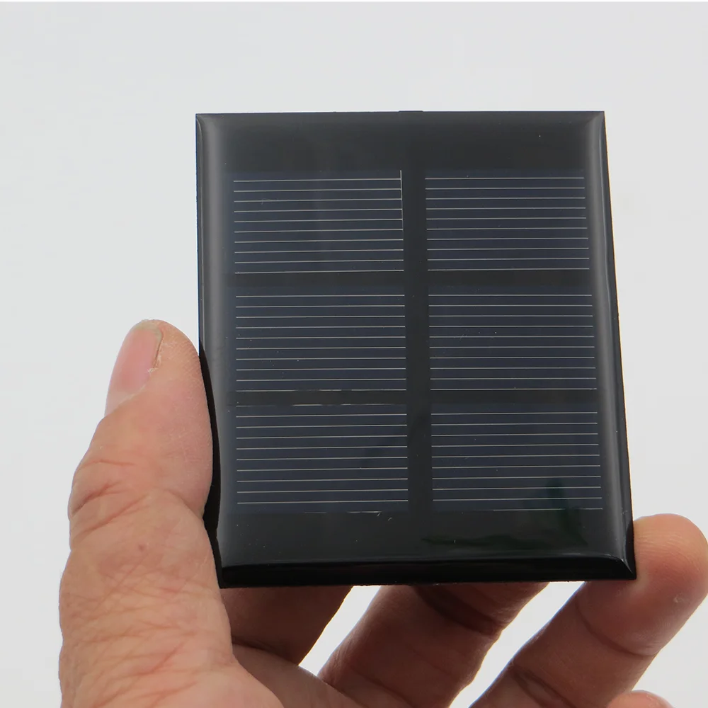 1.5W Solar Panel 1.5V Glue Dropping Solar Panel Mini Solar Panel DIY Accessories Outdoor Cycle Camping Hiking Travel Solar