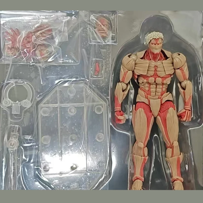 Kaiyodo Aanval op Titan De Vrouwelijke Titan Annie Leonhart Revoltech Yamaguchi Anime Actiefiguren Beeldje Ko Model Speelgoed Cadeau