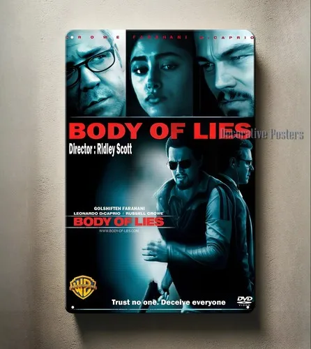 Body Of Lies Movie Metal Poster -Collectable Sign- 20x30cm, 8x12inch  -aluminum