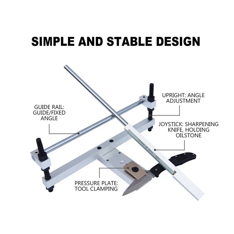 Fixed Angle Knife Sharpener Machine Professional Kitchen Sharpening Stone Grinder knives Tungsten Diamond Ceramic Sharpener Tool