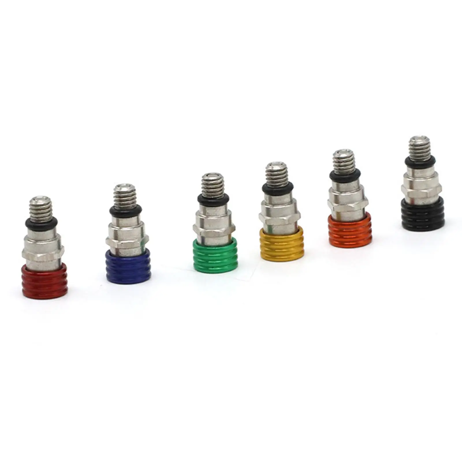 2 Pieces M5 0.8mm Fork Air Bleeder Valve for Motorcycle Direct Replaces