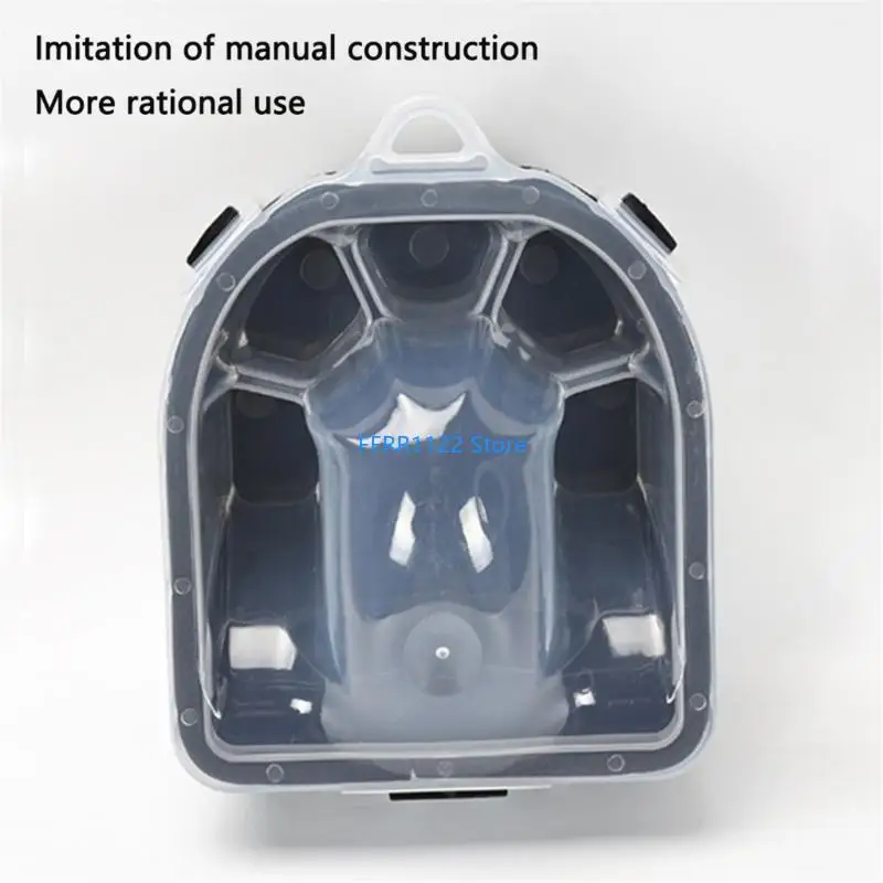 Y1uf tigela imersão unhas profissional tigela manicure tigela acetona embeber tigela para mãos para casa salão