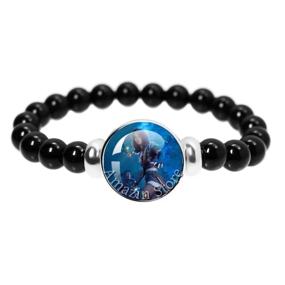 18mm Black Bracelet Hot Gamer Gustave Clair Obscur Expedition 33 Round Maelle x Gustave Fanart Gift for Game Fans JD012