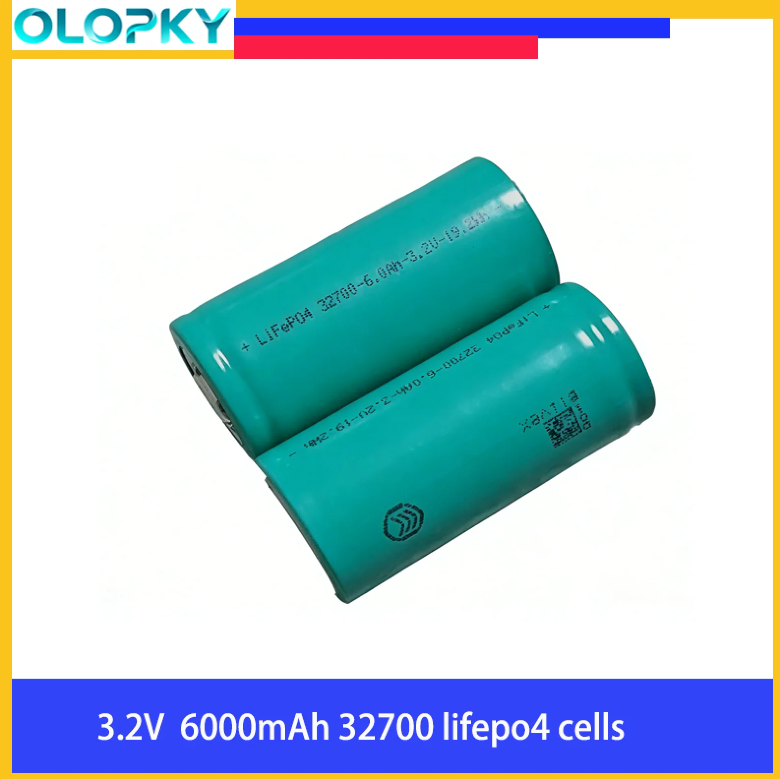 32700 3.2V 6000mAh LiFePO4 Cylindrical Rechargeable Lithium-ion High Capacity Battery for electric bikes DIY 12v 24V 48V Battery