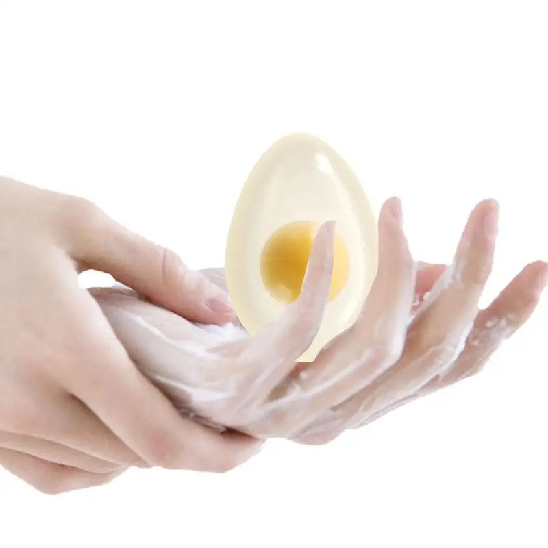 

Egg Shaped Soap Egg-shape Amino Acid Cleansing Bar Soaps Bath Body Soap Bars For Cleansing Moisturizing Refreshing