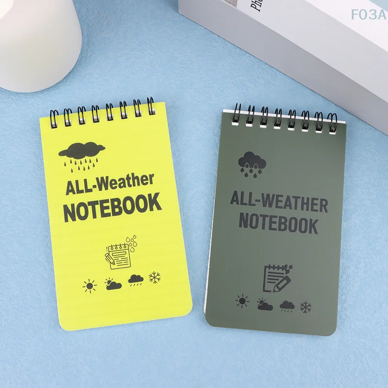 1 PC Tactical Notebook All Weather Waterproof Writing Paper Note Book Military Outdoors Camping