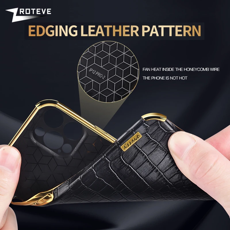 For iPhonex Case Zroteve Crocodile Leather Ring Holder Cover For iPhone X S XR XS Max 10 iPhoneXS iPhoneXR iPhone10 Phone Cases