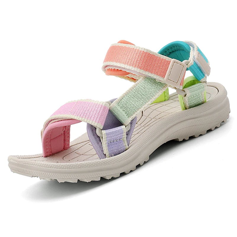 

Summer Breathable Sport Sandals for Girls Casual Children Beach Shoes Kids Soft Sole Comfortable Open Toe Sandals