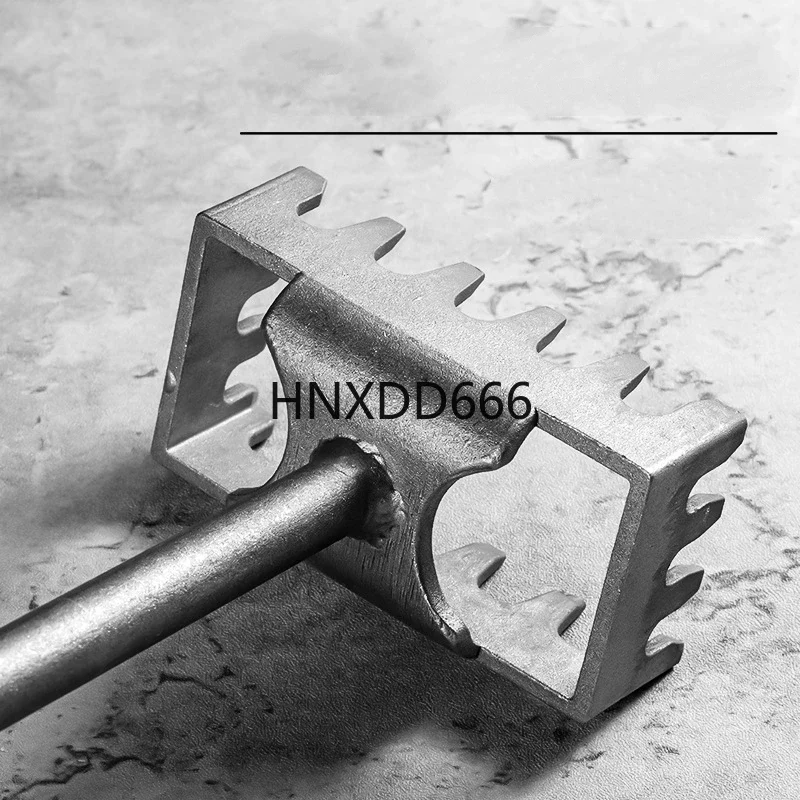 Square Hole Cutter for Electrical Box, Manganese Steel Rectangle Slot Cutter for Electric Hammer, Fast Wall Square Hole Puncher