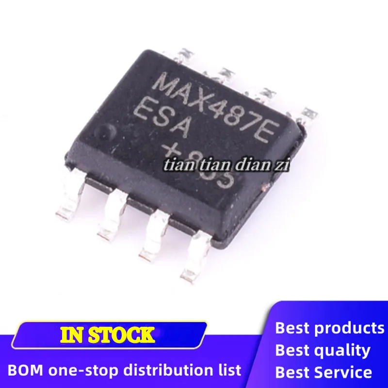 10 Pçs/lote MAX487EESA MAX487 SOP8 IC CHIPS EM ESTOQUE