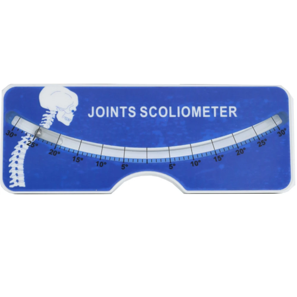 Professional Scoliosis Testing Meter Metal Ball Level Spine Scoliosis Measuring Tool for Hospital 0‑30° Testing Range Horizontal