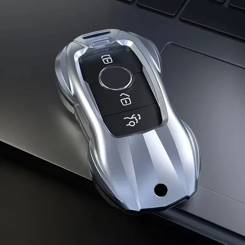 Imagen 2 del producto Apto para Mercedes Benz keycase C E A B S Class GLE GLB GLC GLS AMG W176 177 203 204 211 llavero 212 cadena