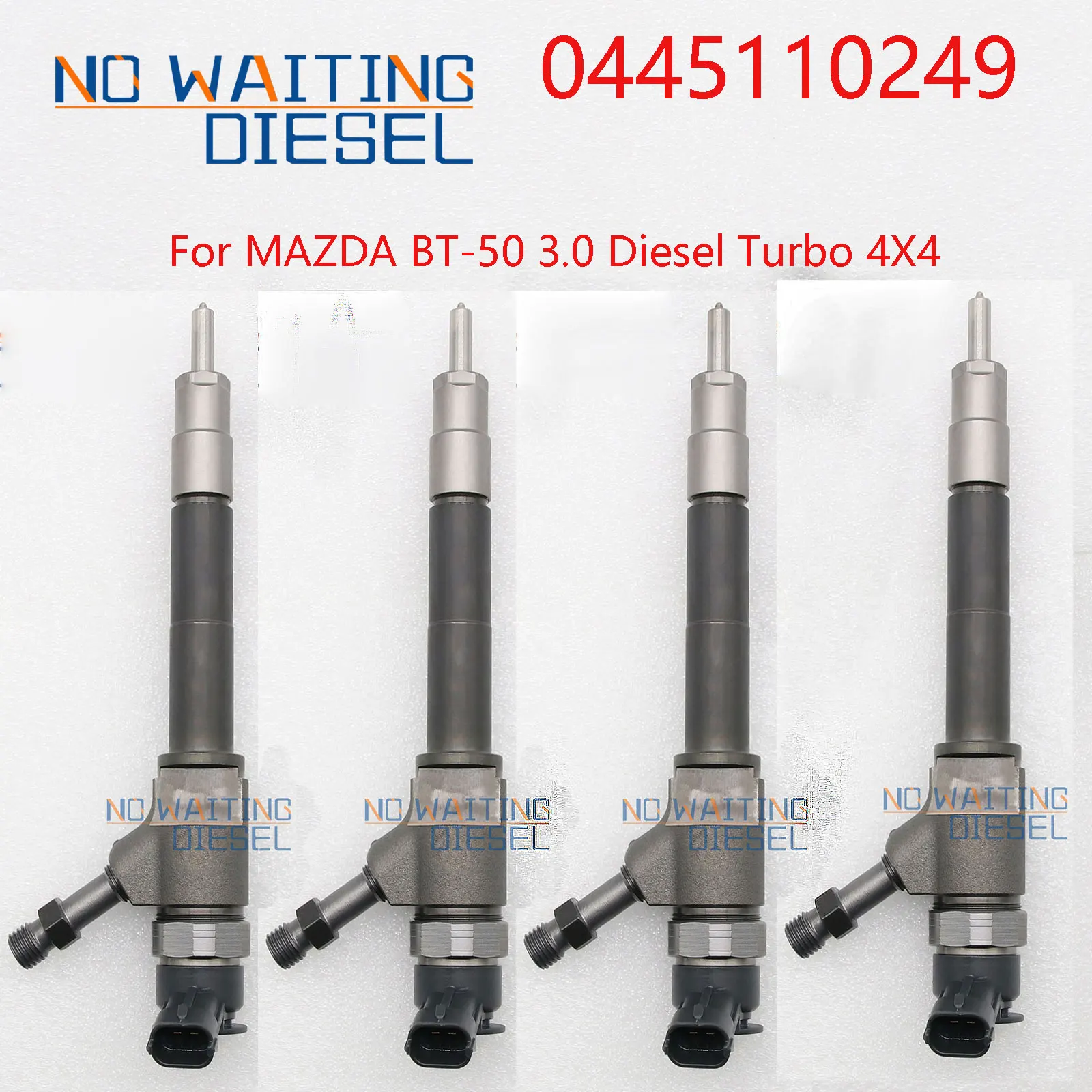 

4 PCS 0445110249 Common Rail Injector 0445 110 249 Diesel Injection Seals 0 445 110 249 For FORD MAZDA WLAA13H50 WLAA-13-H50