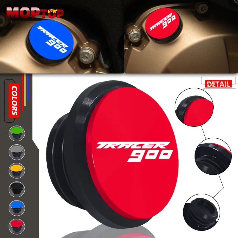 New For TRACER 900 900GT TRACER900 TRACER900GT 2018-2024 2023 Motorcycle Accessories CNC Engine Oil Filler Plug Oil Cap Screws