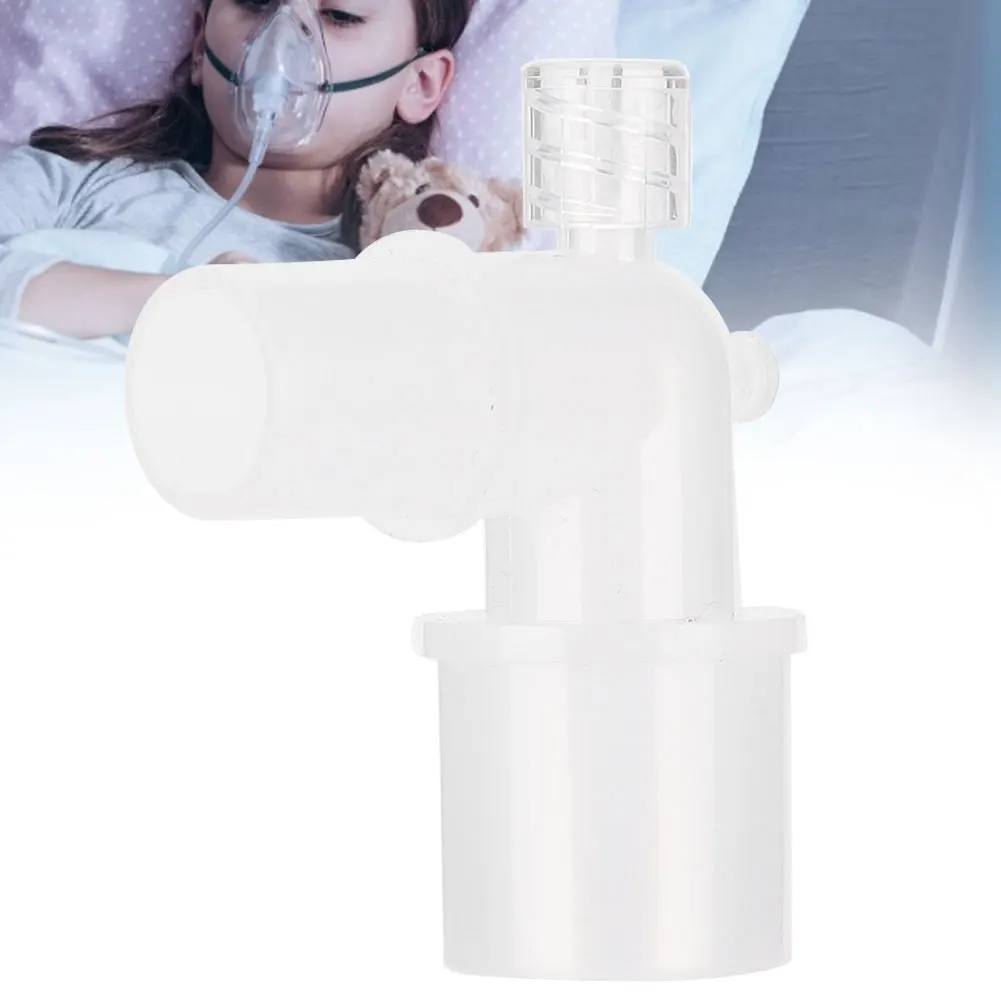 L Shaped Plastic Hose Connector Breathing Tube Connection Adapter Ventilation Tubeanesthesia Machine Atomization Accessories view 4