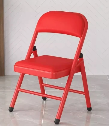 Simple stool back chair Home folding chair Activity folding stool Training meeting chair Dining chair Dormitory office chair