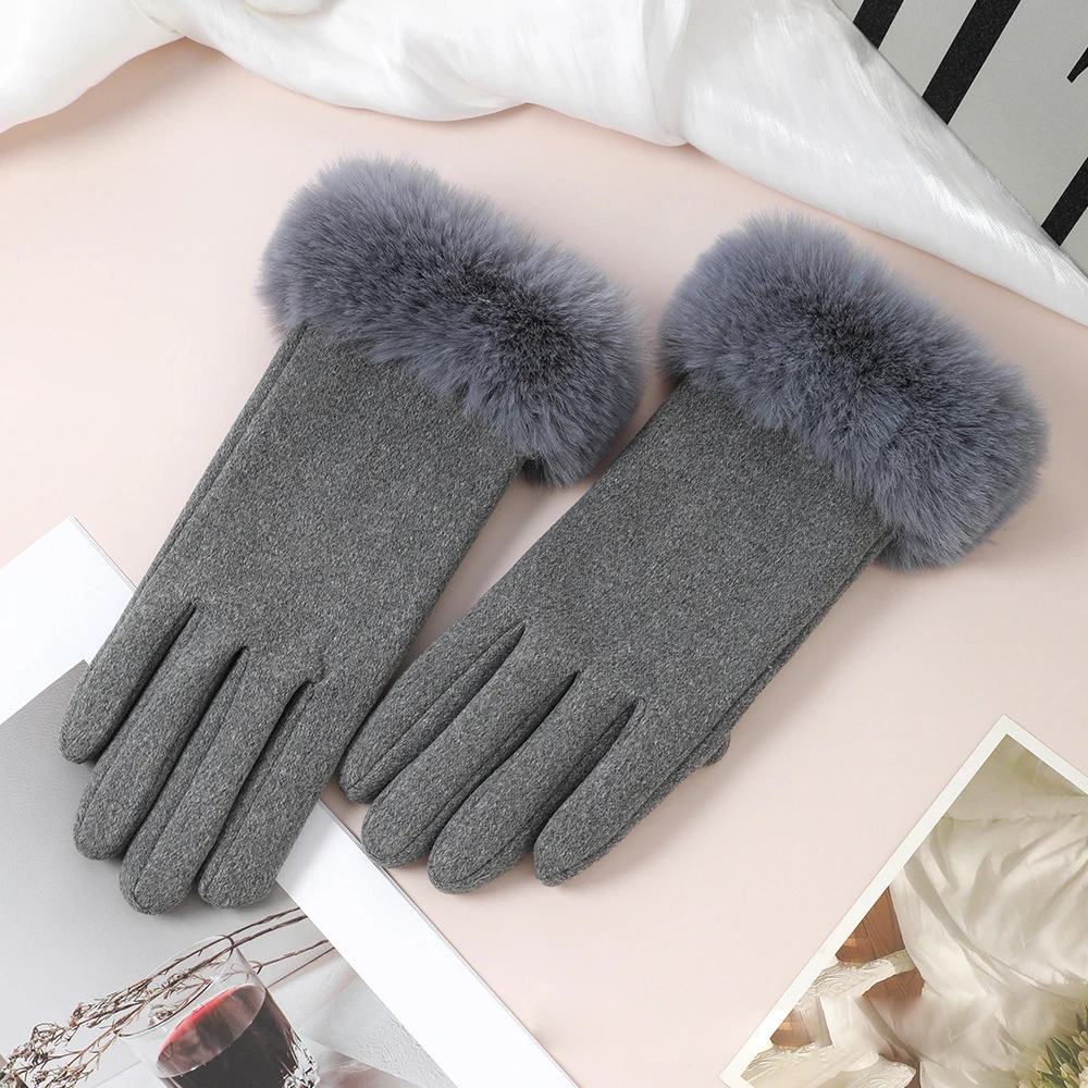 New Touchable Screen Winter Gloves Warm Full Finger Driving Mittens Skiing Gloves Cycling Driving