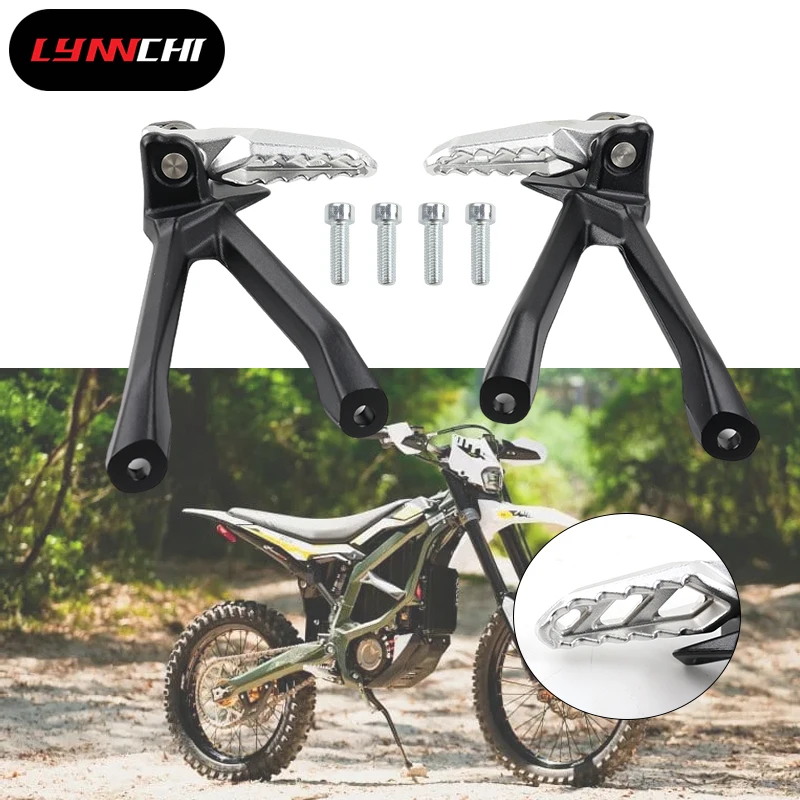 

LYNNCHI Motorcycle Parts Foot Pedal Bracket Support Rear Passenger Footrest Universal For Original Ultra Bee Electric Vehicle