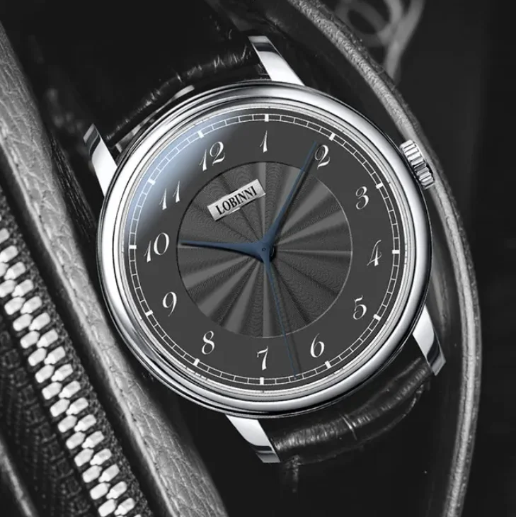 

LOBINNI Men Automatic Watch Luxury 40MM Mechanical WristWatch Sapphire Mirror 50M Waterproof ST2130