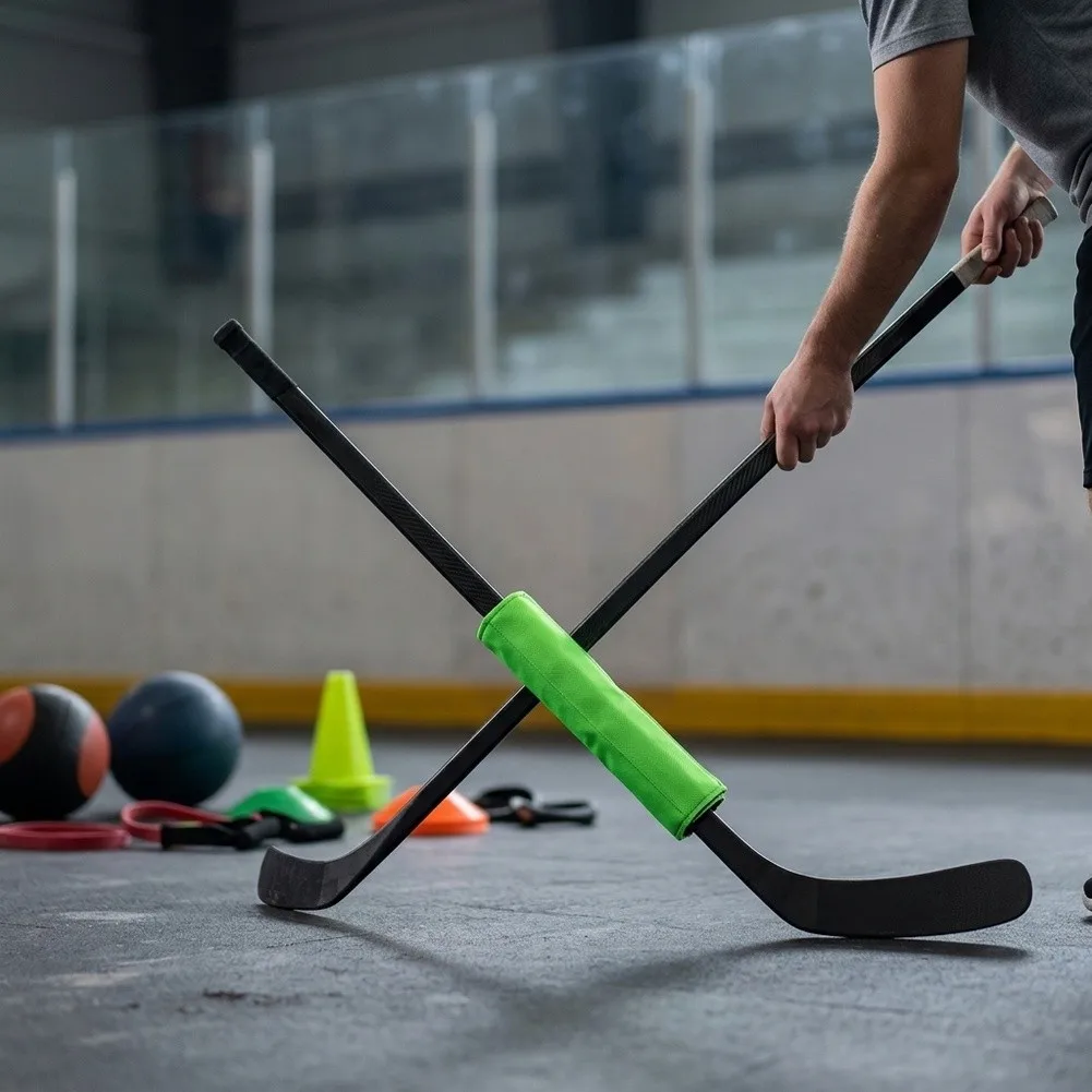 green-counterweight-sleeve-for-ice-hockey-rod-340g-large-size-ice-hockey-power-training-weight-block-hockey-accessories