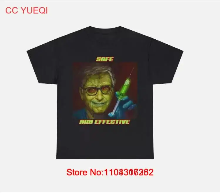 Bill Gates Safe And Effective Short Sleeve Tee Size S- 5XL