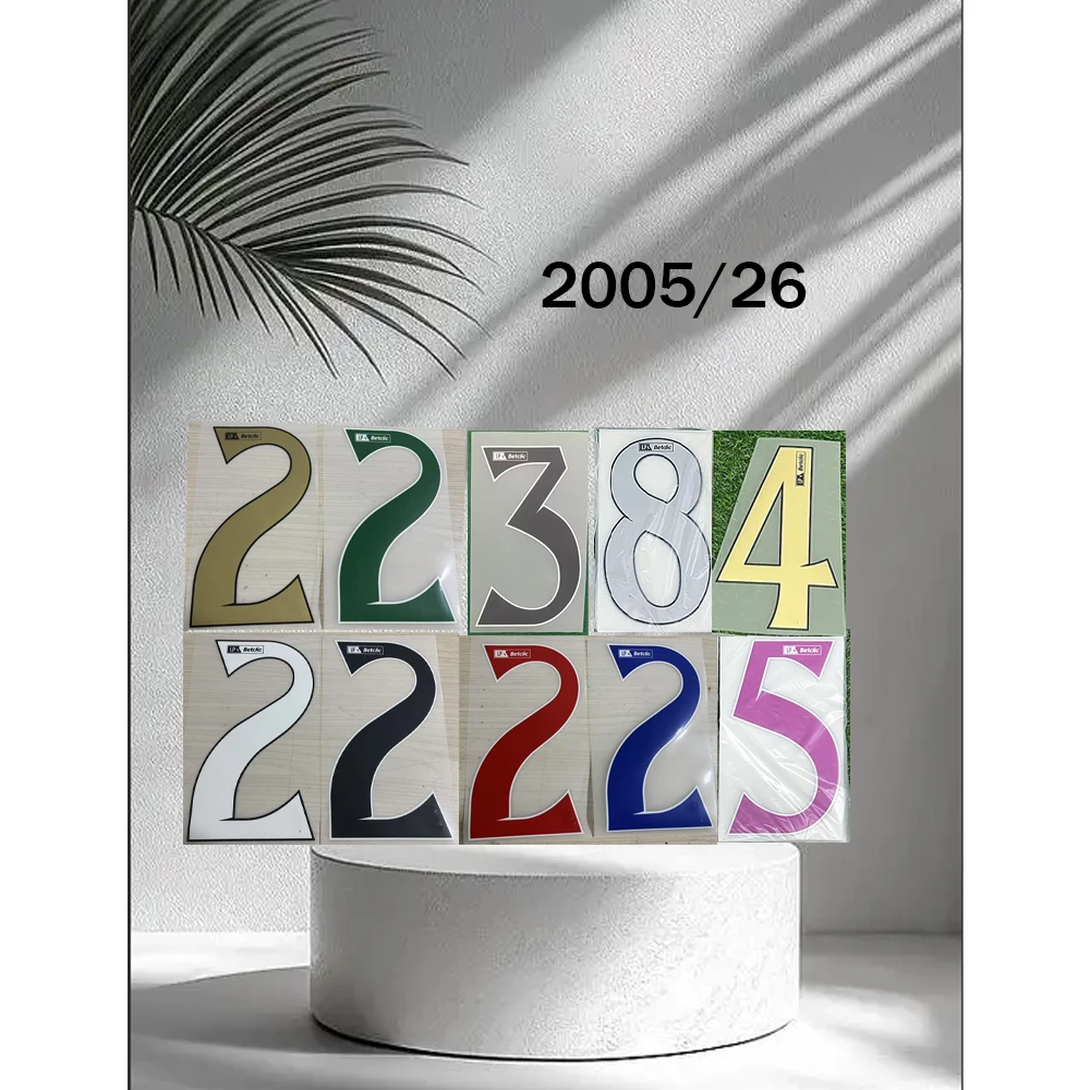 Conjunto de Nombre Personalizado para Camisetas de Fútbol de Portugal Liga 25/26 en Negro, Blanco, Rojo, Azul, Dorado y Verde, Transferencia Térmica de Alta Calidad AAA