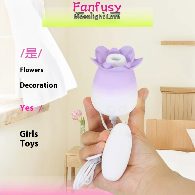 ใหม่ดอกไม้ดอกทิวลิปผู้ใหญ่เพศของผู้หญิงของเล่นดูดสั่นสั่นไข่ผู้ใหญ่ผลิตภัณฑ์