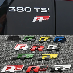 Rline selbstadhäsives Emblem, Karosserie, Schwanz, Kofferraum, Accessoires für Volkswagen, VW GTI, Polo, Golf, Mk8, Touareg, Passat, Magotan, Tiguan, CC 10 Hauptverkäufe Emblema Golf MK8 - №9