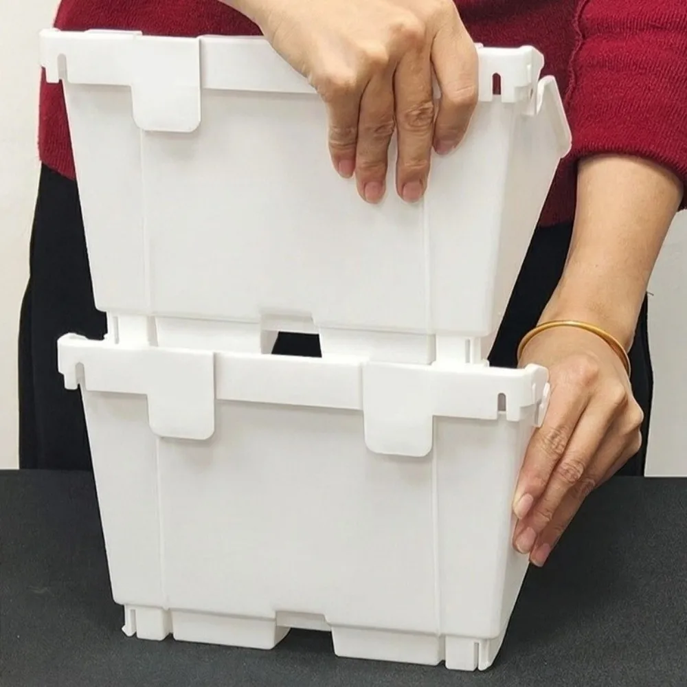 Planting Trough 2/3 Holes Wall Flowerpot Self Watering Stacked Vertical Planter Wall Mounted Plastic Planting Box Greening Plant