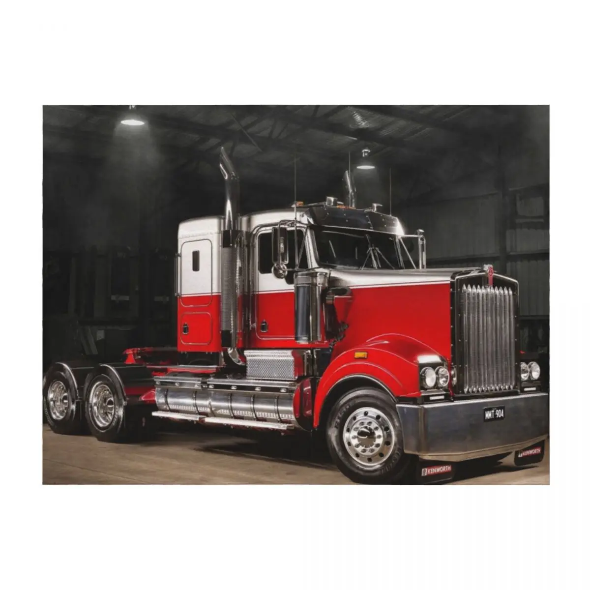 

Matthew Mizzi's Kenworth Truck Throw Blanket warm winter Blankets For Bed Luxury Thicken Blankets