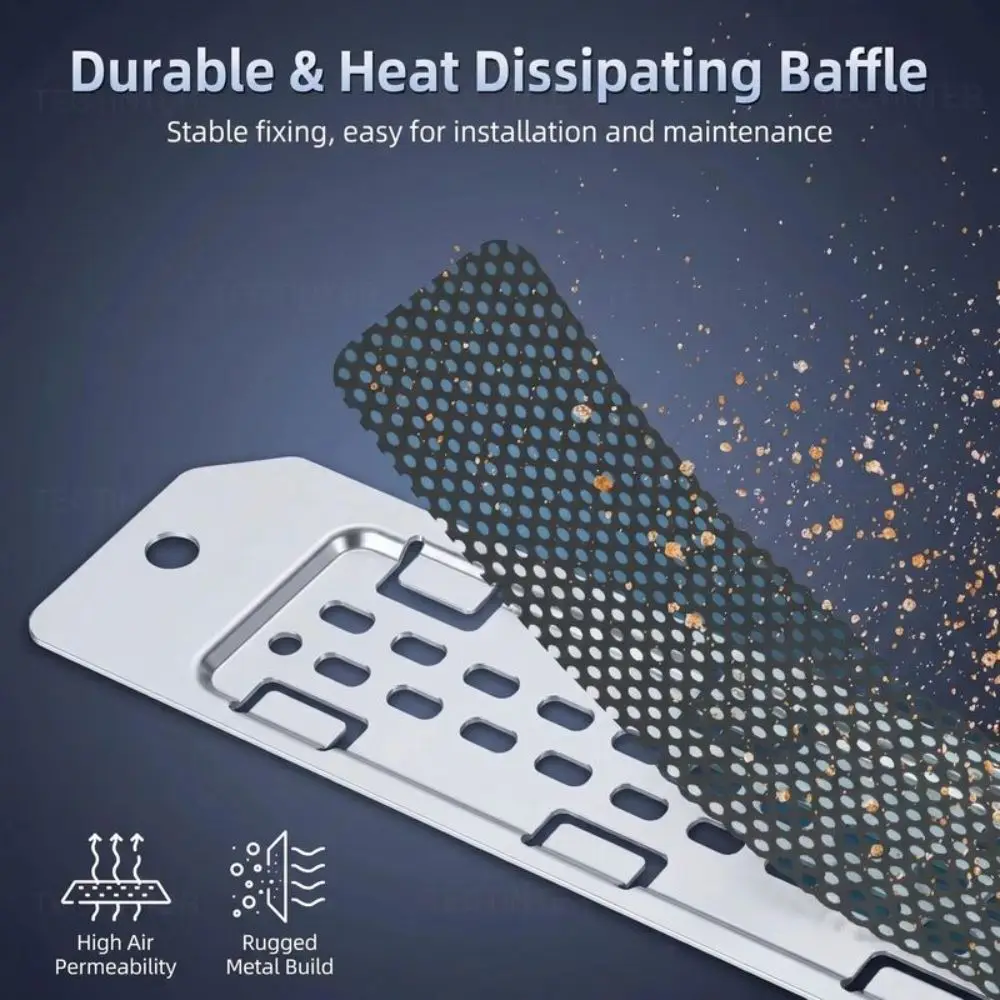 Aluminum Alloy Heat Dissipation Cover Cooling Ventilation Aluminum Heat Case Dustproof M.2 SSD Heatsink for PS5 Slim/PS5 Pro