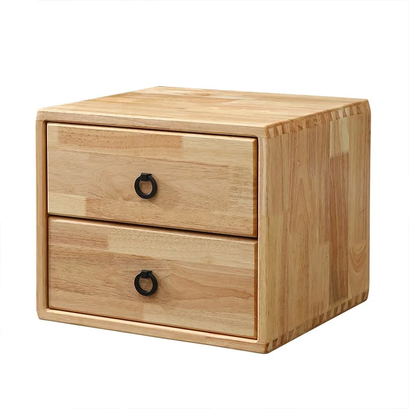 Bedside table Modern simple bedroom tenon and mortise structure integrated storage cabinet Bedside cabinet Locker storage cabine