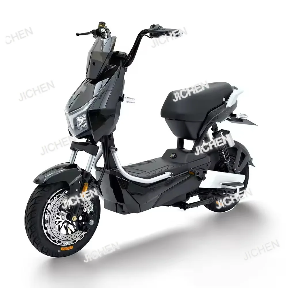 

Police 1000w power two-wheeled battery car 60V72V long-distance running king light electric motorcycle