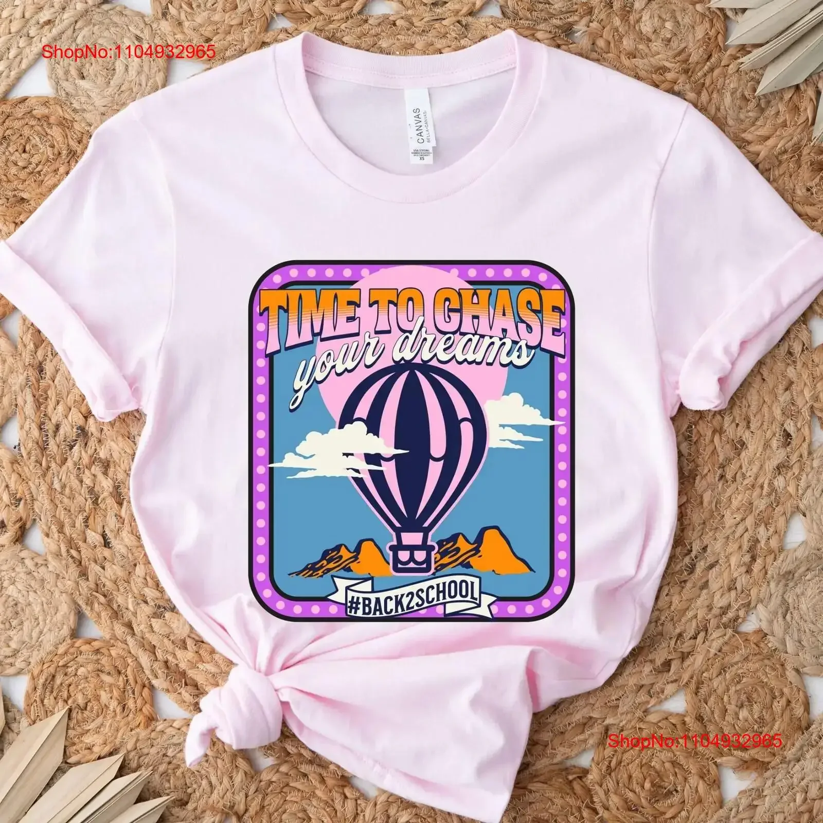 Chase your dreams shirt Teacher T First Day Of School Back To s welcome tee vintage Washed designer clothes Unisex