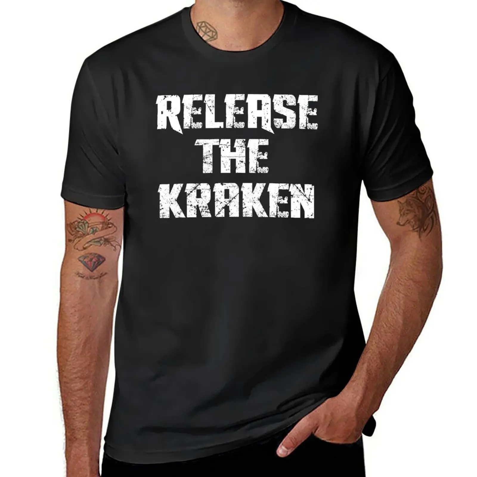 

New Release The Kraken T-Shirt sweat shirt shirts graphic tees anime clothes mens graphic t-shirts anime