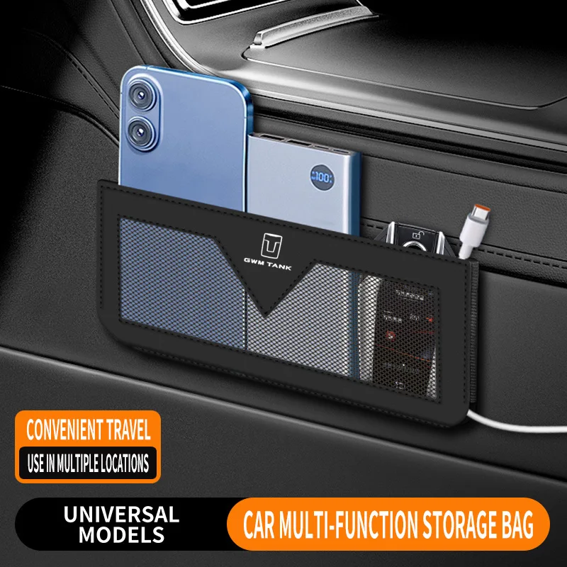 GWN TANK 300 500 Hybrid 400 700 cubierta de llave accesorios asiento de coche bolsillo lateral organizador bolso Interior del coche