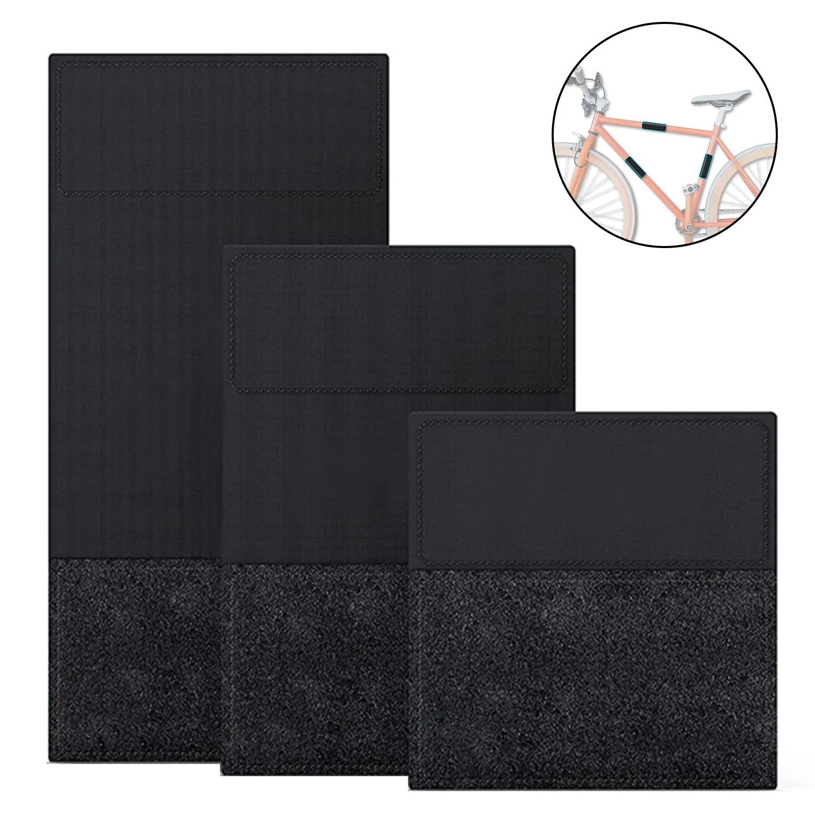 

Набор велосипедных аксессуаров из 3-х рамовых чехлов S, размер 15x12 см, для шоссейных велосипедов, туристических велосипедов, для детских велосипедов