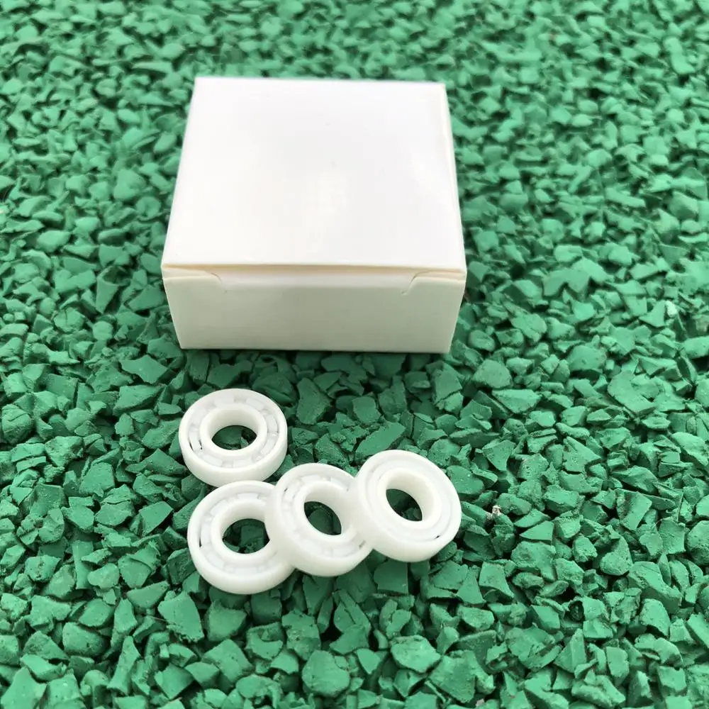 4pcs/10pcs 696 ZrO2 Ceramic bearing 6x15x5 mm Zirconia ceramic ball bearings 6*15*5mm