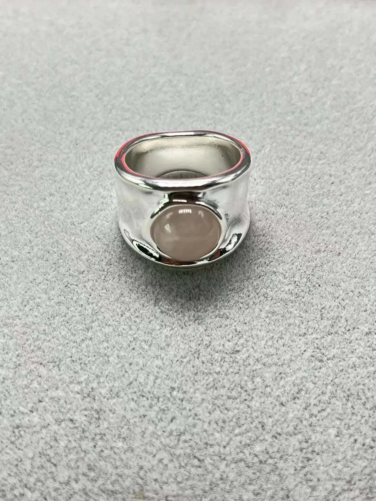 Bague en pierres précieuses au design simple européen et américain pour femme, bague exquise, bijoux de vacances romantiques, sac cadeau avec sac, UNamygdale 50, 2023