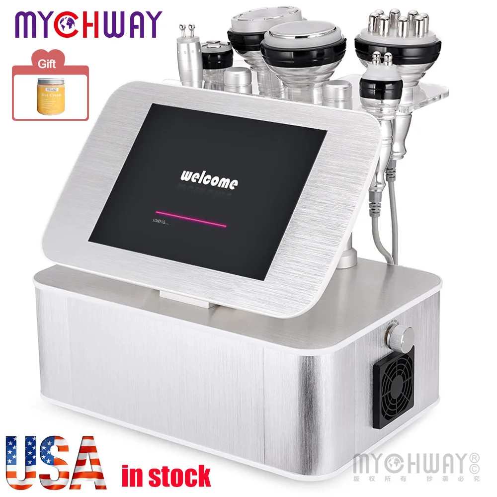 

6 in 1 Unoisetion Cavitation Machine Vacuum RF Body Weight Loss Bio Microcurrent Anti-aging Facial Care Machine