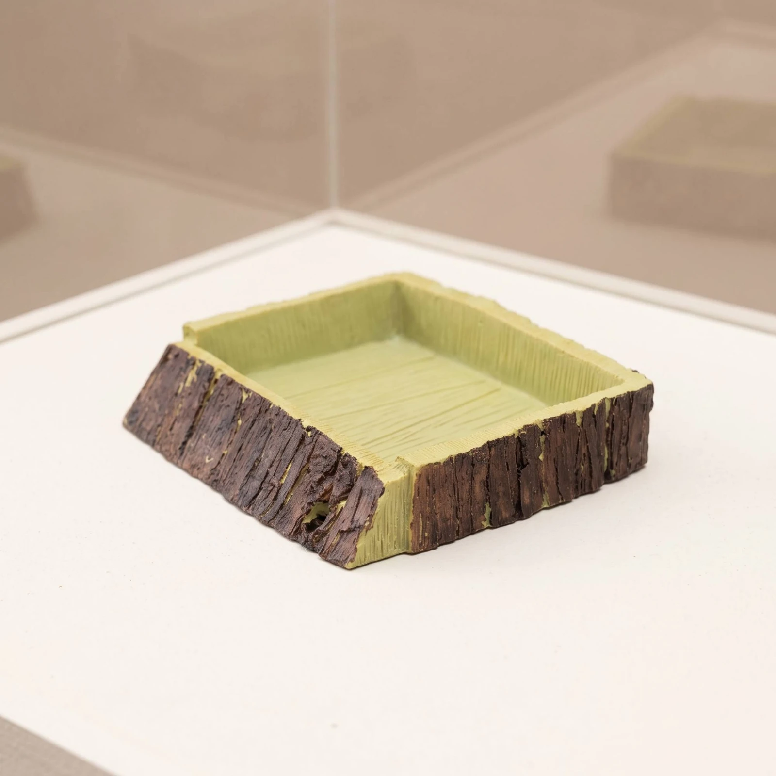 Reptile Food and Water Bowl Textured Reptile Feeding Dish Food Bowl Easy to Clean Non-Porous for Reptiles, Terrarium