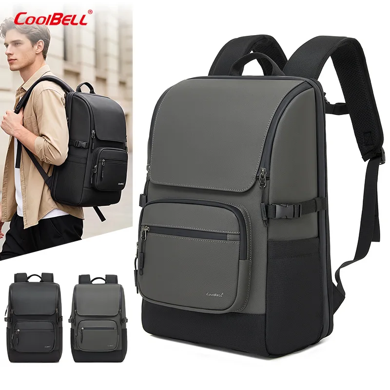 Men's Water Resistant 15.6 Inch Business Office Laptop Backpack Fit Trolley case Travel Outdoor Notebook Computer Bag Backpack