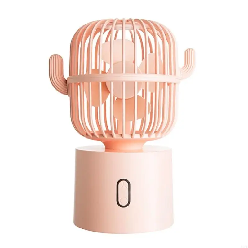 j6pe cactus mini table table table absible 80 درجة التناوب التناوب 3 سرعات للغرفة المنزلية في الهواء الطلق السفر في الهواء الطلق